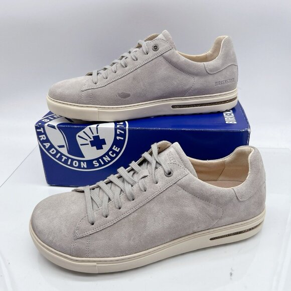 Birkenstock Bend Low Top Lace Up Sneaker Gray Suede EU 44 Mens US 11- 11.5 - Picture 3 of 13